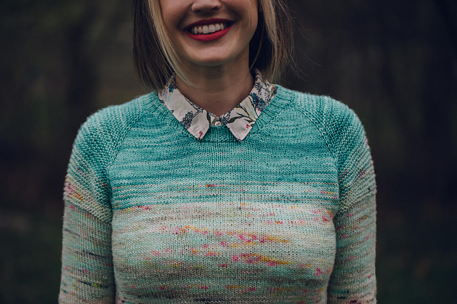 So Faded Sweater via Andrea Mowry on Ravelry