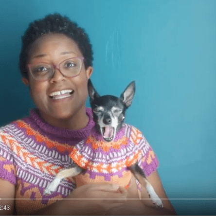 Me and Jellybean on video