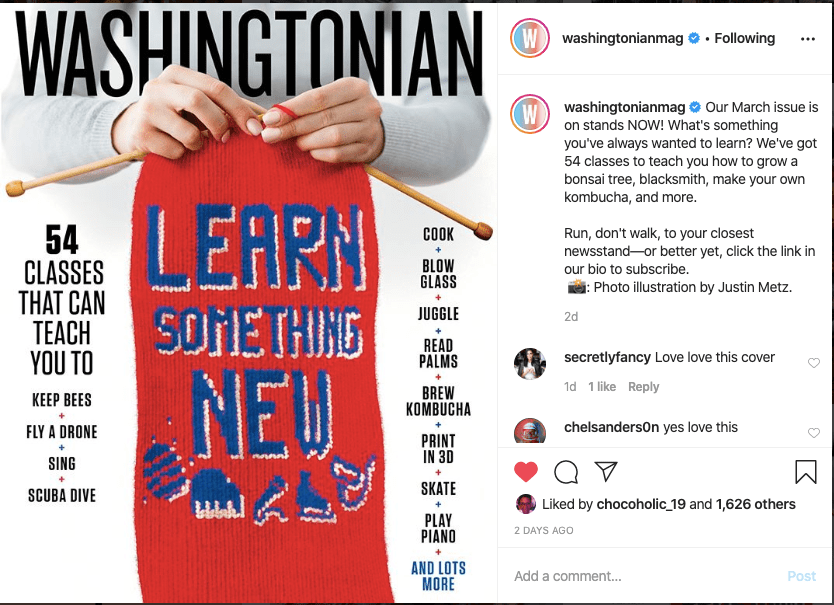 Washingtonian Magazine March 2020 