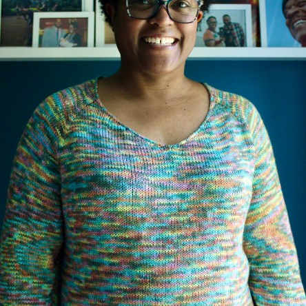 DWJ in the Daydream sweater