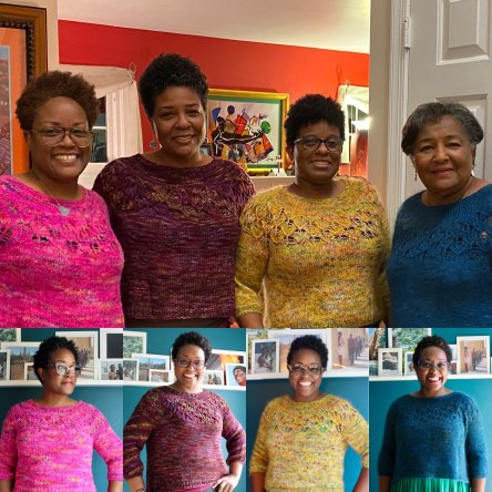 Family of Love Note sweaters