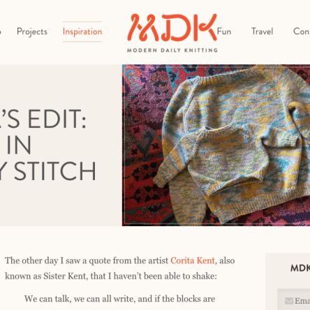 Dana's Edit on MDK for November