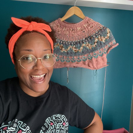 DWJ and the Speckles and Spice Top