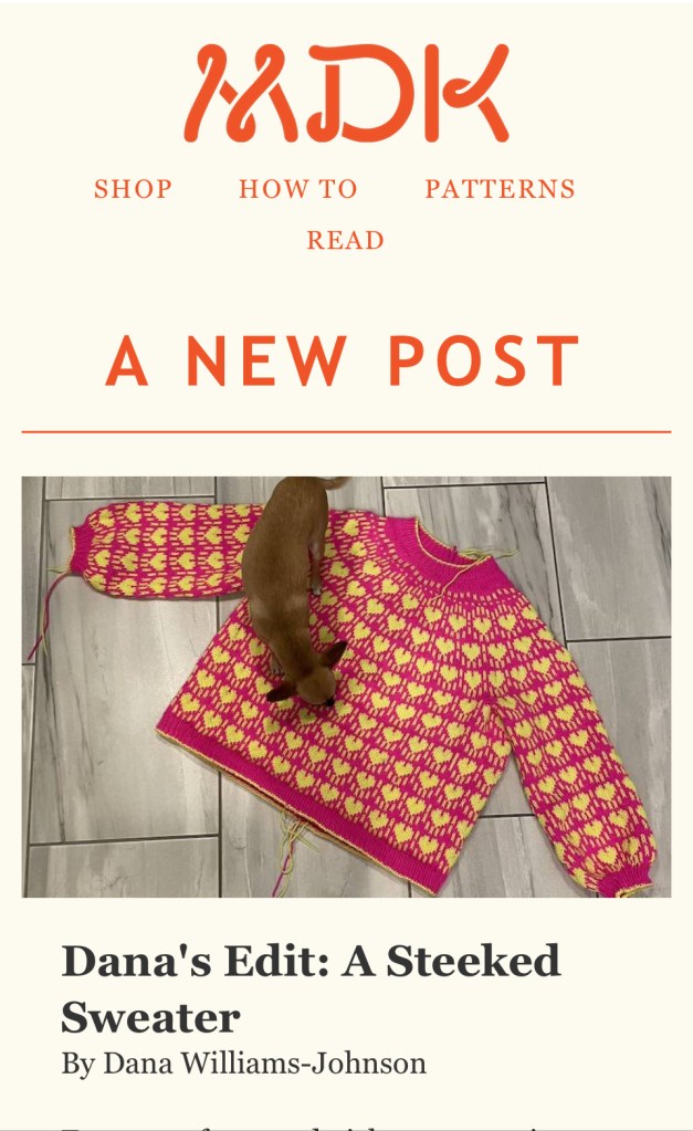 Dana's latest for MDK 